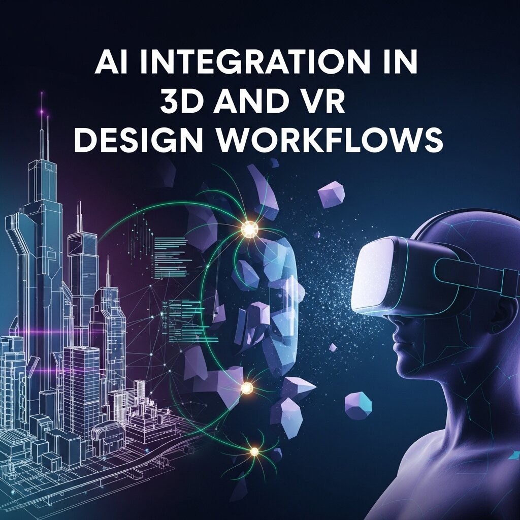AI Integration in 3D and VR Design Workflows